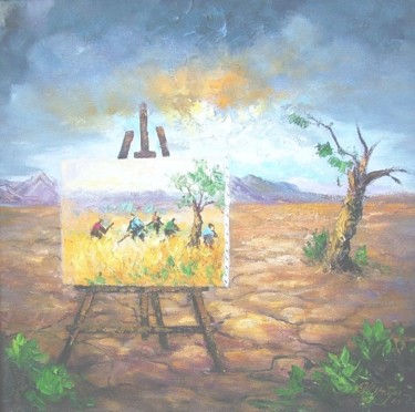 Painting titled "küresel 2" by Ali Yagcı, Original Artwork