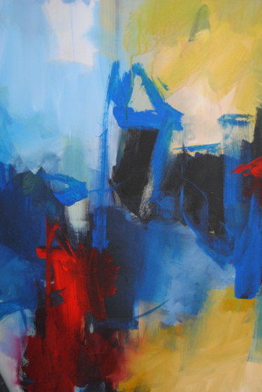 Malerei mit dem Titel "Abstraction" von Vasco Torres, Original-Kunstwerk, Acryl