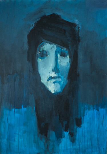 Malerei mit dem Titel "Faces 1" von Vasco Torres, Original-Kunstwerk, Acryl