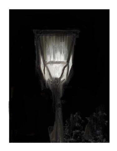 Painting titled "The night and the o…" by Vasileia Sarri, Original Artwork, Digital Painting