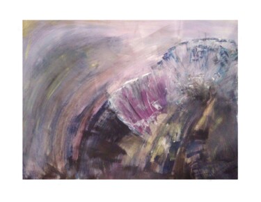 Pittura intitolato "The wave" da Vasileia Sarri, Opera d'arte originale, Acrilico