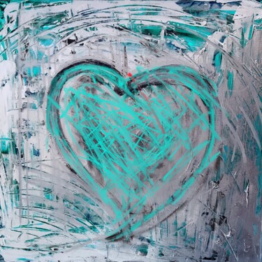 Arts numériques intitulée "Heart" par Vasileia Sarri, Œuvre d'art originale, Peinture numérique