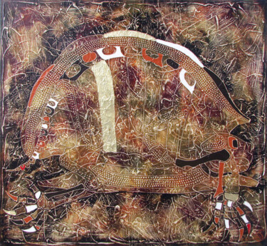 Malerei mit dem Titel "Objekt №3. PSEUDEMY…" von Vasili Zianko, Original-Kunstwerk, Acryl
