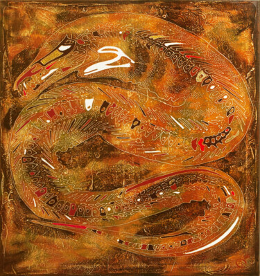 Pittura intitolato "Hypnosis" da Vasili Zianko, Opera d'arte originale, Acrilico