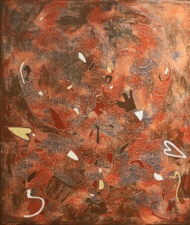 Pittura intitolato "Pilgrim" da Vasili Zianko, Opera d'arte originale, Acrilico
