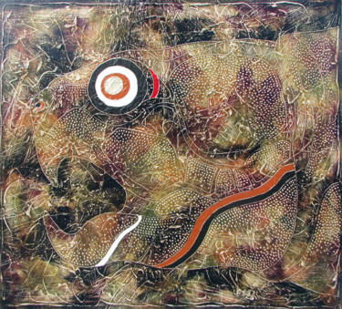 Painting titled "Objekt №3. PSEUDEMY…" by Vasili Zianko, Original Artwork, Acrylic