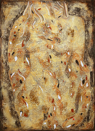 Peinture intitulée "GORGEOUS NIO-POUTI" par Vasili Zianko, Œuvre d'art originale, Acrylique