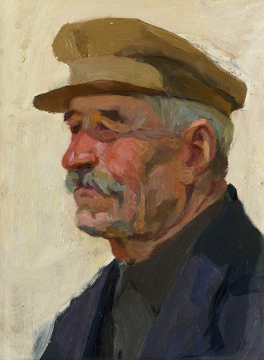 Peinture intitulée "Portrait of the cha…" par Vasiliy Strigin, Œuvre d'art originale, Huile