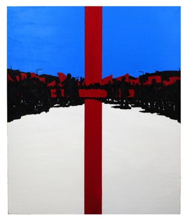 Картина под названием "Русский Крест" - Vasily Wavetrk (Василий Вешнев), Подлинное произведение искусства, Акрил