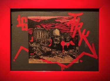 Картина, графика "Тебя Решили Казнить" 25Х19 Рисунок под названием "Картина, графика "Т…" - Vasily Wavetrk (Василий Вешнев), Подлинное произведение искусства, Карандаш У…
