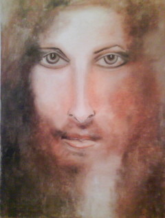 Peinture intitulée "JESUS" par Vassilissa, Œuvre d'art originale