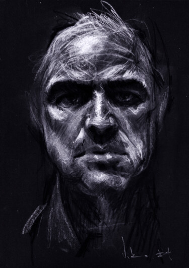 图画 标题为“Чорна Основа, #4” 由Vasyl Kovach, 原创艺术品, 木炭