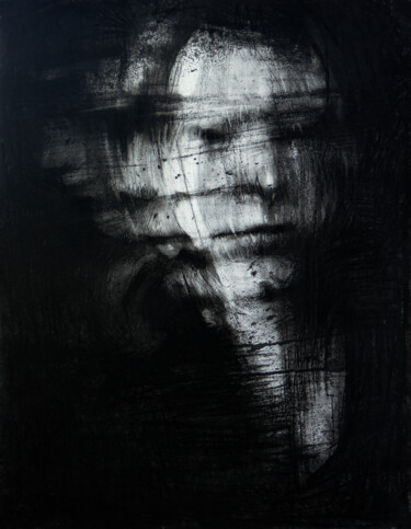 Рисунок под названием "Sketch 012" - Vasyl Kovach, Подлинное произведение искусства, Древесный уголь