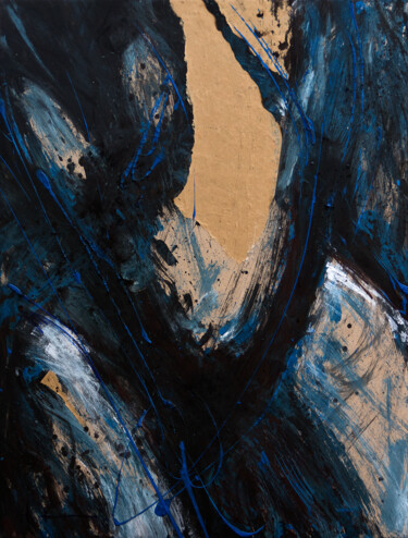 Pittura intitolato ""Birth"" da Vasyl Kovach, Opera d'arte originale, Acrilico