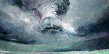 Schilderij getiteld "storm.jpg" door Vasyl Kovach, Origineel Kunstwerk, Olie