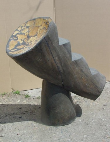 Скульптура под названием "Jericho trumpet" - Vasyl, Подлинное произведение искусства