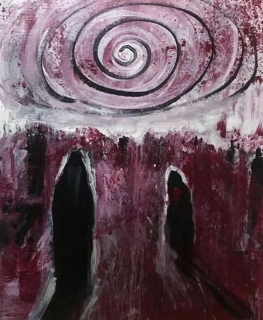 Painting titled "Untitled" by Vaxo Lang, Original Artwork, Acrylic
