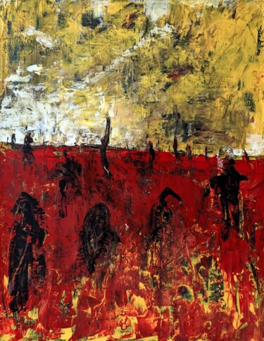 Pittura intitolato "Breath of Freedom" da Vaxo Lang, Opera d'arte originale, Acrilico