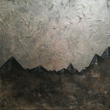 Pittura intitolato "La terre noire" da Valérie Benedetti, Opera d'arte originale, Acrilico Montato su Telaio per barella in…