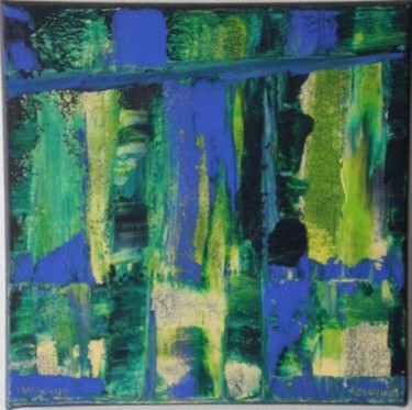 Painting titled "malachite" by Vcasey, Original Artwork