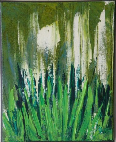Painting titled "januarygrass" by Vcasey, Original Artwork