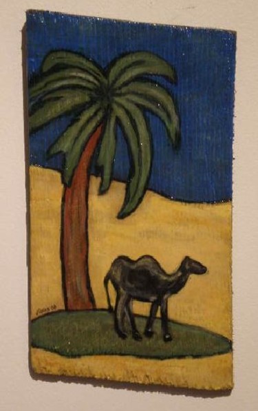 Painting titled "camel" by Vcasey, Original Artwork