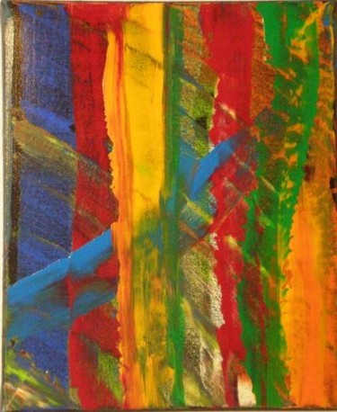 Peinture intitulée "abstract flame 1" par Vcasey, Œuvre d'art originale