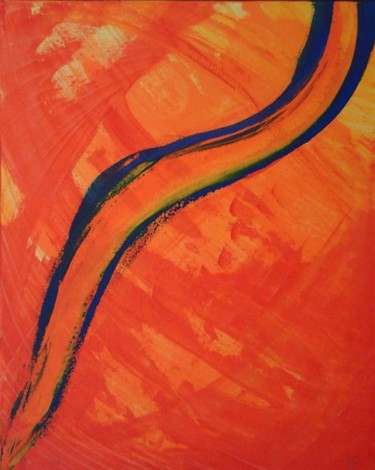 Painting titled "FireFlight" by Vcasey, Original Artwork