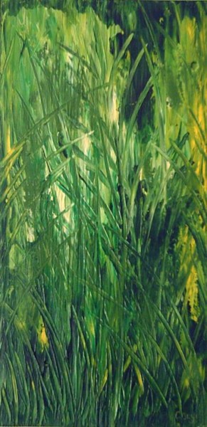 Peinture intitulée "junglegrass" par Vcasey, Œuvre d'art originale
