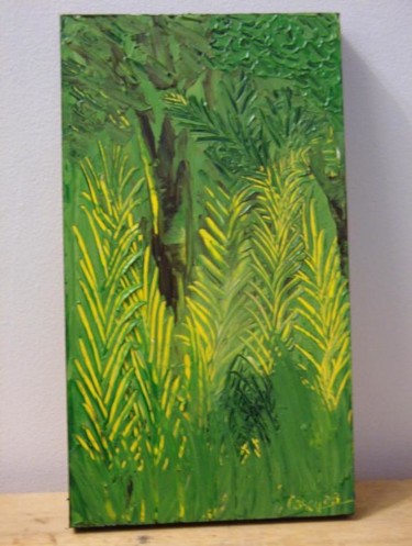 Pittura intitolato "jungle" da Vcasey, Opera d'arte originale