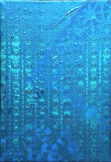 Painting titled "micblue908" by Vcasey, Original Artwork