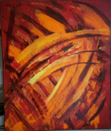 Painting titled "harvest dance" by Vcasey, Original Artwork