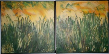 primavera (duo) Painting titled "primavera (duo)" by Vcasey, Original Art,