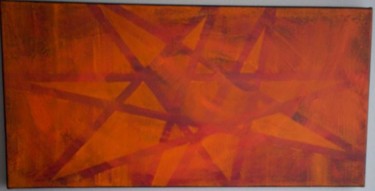 Painting titled "christmas stars" by Vcasey, Original Artwork