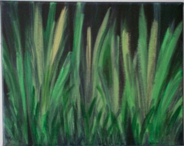 Painting titled "magic grass" by Vcasey, Original Artwork