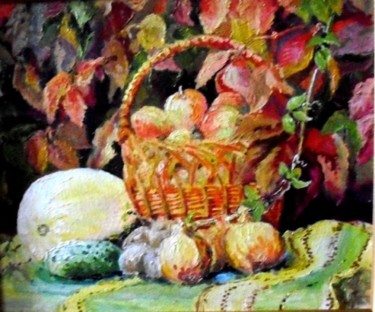 Картина под названием "Осенние дары" - Vladimir Denisov, Подлинное произведение искусства