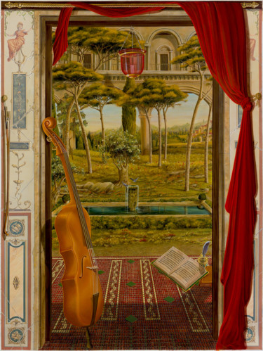 Pittura intitolato "" Primavera"" da Véronique Derrien, Opera d'arte originale, Acrilico