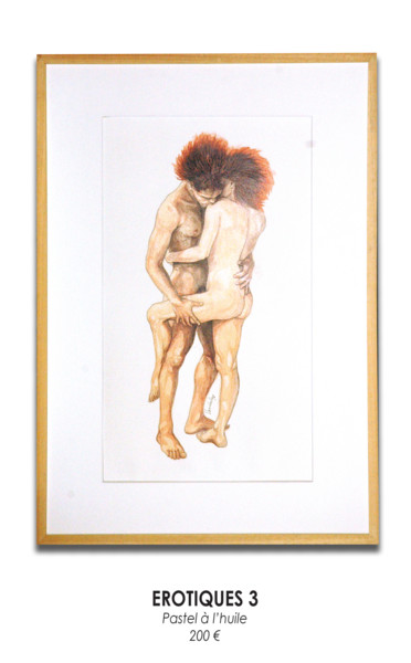 Peinture intitulée "erotiques-3.jpg" par Vandel, Œuvre d'art originale, Pastel