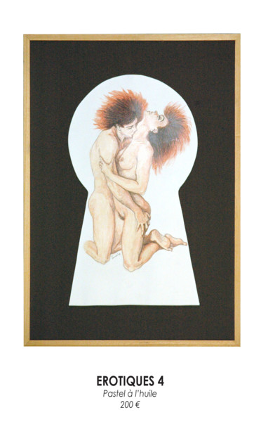 Peinture intitulée "erotiques-4.jpg" par Vandel, Œuvre d'art originale, Pastel