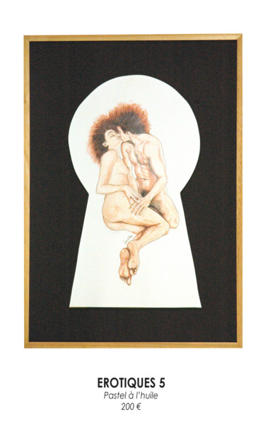 Peinture intitulée "erotiques-5.jpg" par Vandel, Œuvre d'art originale, Pastel