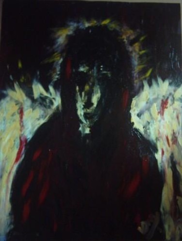 Peinture intitulée "Ange déchu 5" par Vdrey, Œuvre d'art originale, Huile