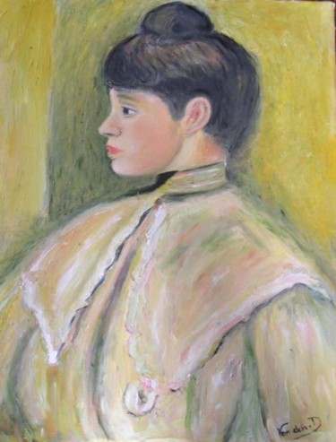 Peinture intitulée "copie de Renoir" par Charles Van-Den-Torren, Œuvre d'art originale