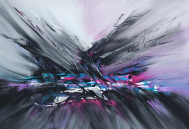 Peinture intitulée "Storm" par Veartci, Œuvre d'art originale, Acrylique Monté sur Panneau de bois