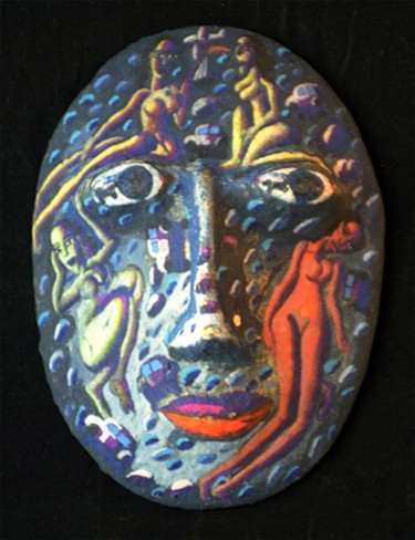 Digital Arts titled "Painted Face" by Ved Nayar, Original Artwork, Other