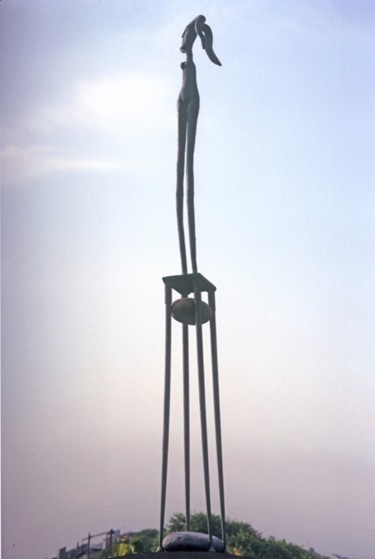 Digital Arts titled "Monument of Man-1" by Ved Nayar, Original Artwork, 3D Modeling