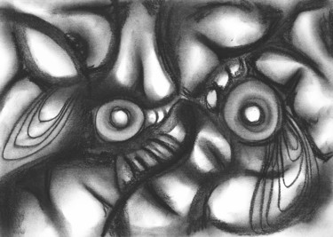 Drawing titled "Your enemy is insid…" by Veera Zukova, Original Artwork, Charcoal