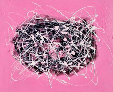 Картина под названием "42. MUSIC" - Veera Zukova, Подлинное произведение искусства, Акрил Установлен на Деревянная рама для…