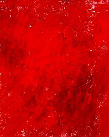 Painting titled "Red, passion, love,…" by Veera Zukova, Original Artwork, Acrylic