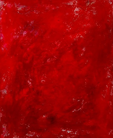 Painting titled "red, Moscow, rebel,…" by Veera Zukova, Original Artwork, Acrylic