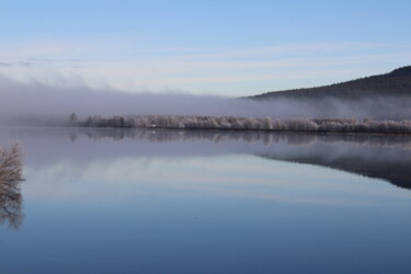 Фотография под названием "River frost in the…" - Veera Zukova, Подлинное произведение искусства, Цифровая фотография